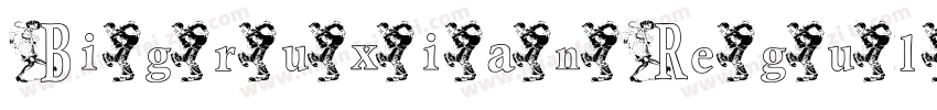 BigruxianRegular GB2字体转换
